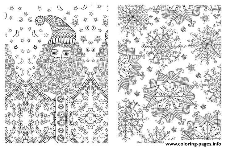 Advanced Christmas Xmas For Adults  coloring